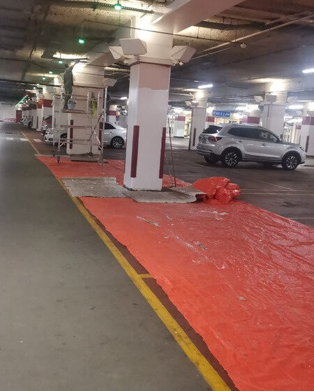 Abu Dhabi Mall — P1 & P2 painting